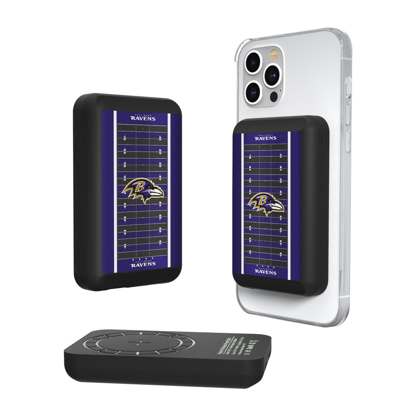 Baltimore Ravens Football Field 5000mAh Magnetic Wireless Charger