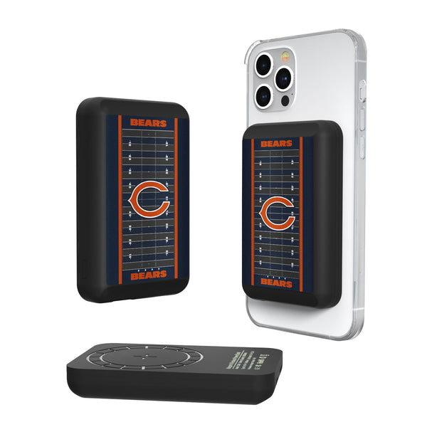 Chicago Bears Football Field 5000mAh Magnetic Wireless Charger
