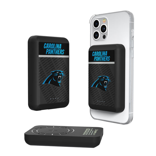 Carolina Panthers Endzone Plus 5000mAh Magnetic Wireless Charger