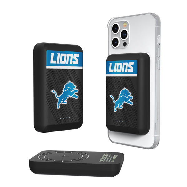 Detroit Lions Endzone Plus 5000mAh Magnetic Wireless Charger