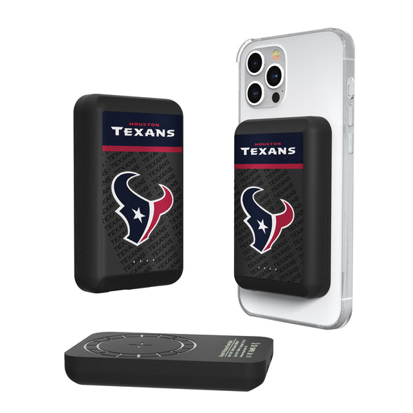 Houston Texans Endzone Plus 5000mAh Magnetic Wireless Charger