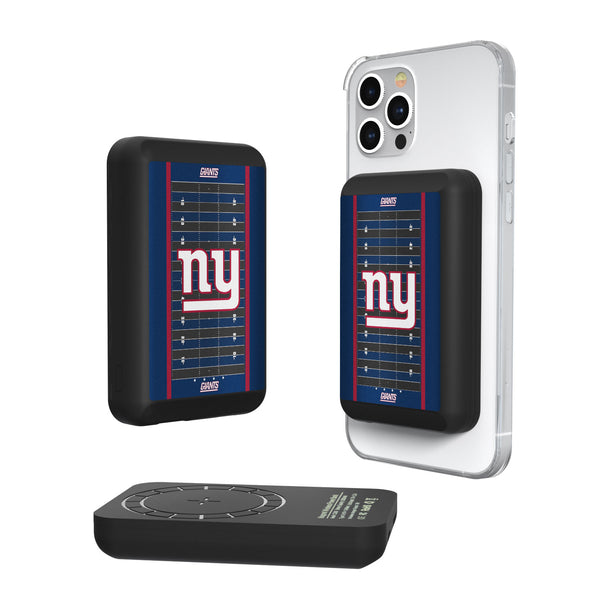 New York Giants Football Field 5000mAh Magnetic Wireless Charger