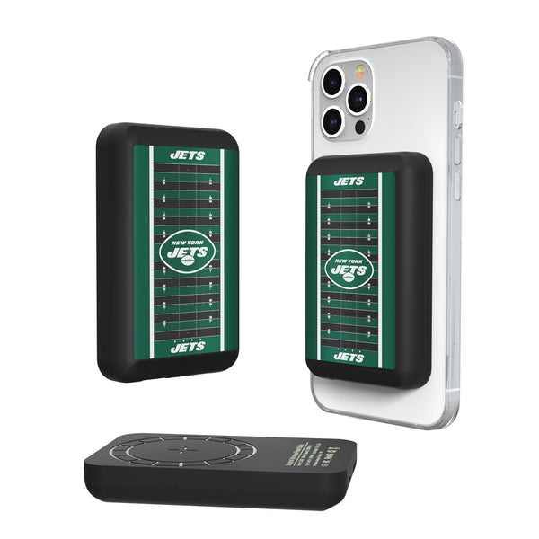 New York Jets Football Field 5000mAh Magnetic Wireless Charger