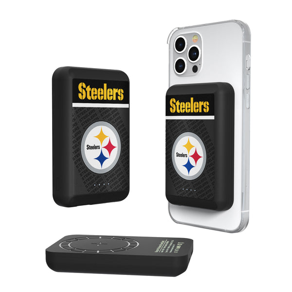 Pittsburgh Steelers Endzone Plus 5000mAh Magnetic Wireless Charger