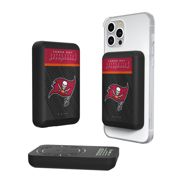 Tampa Bay Buccaneers Endzone Plus Wireless Mag Power Bank