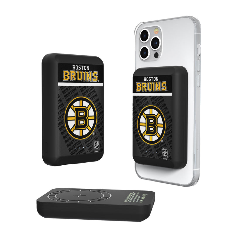 Boston Bruins Endzone Plus 5000mAh Magnetic Wireless Charger