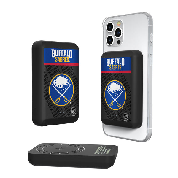 Buffalo Sabres Endzone Plus 5000mAh Magnetic Wireless Charger