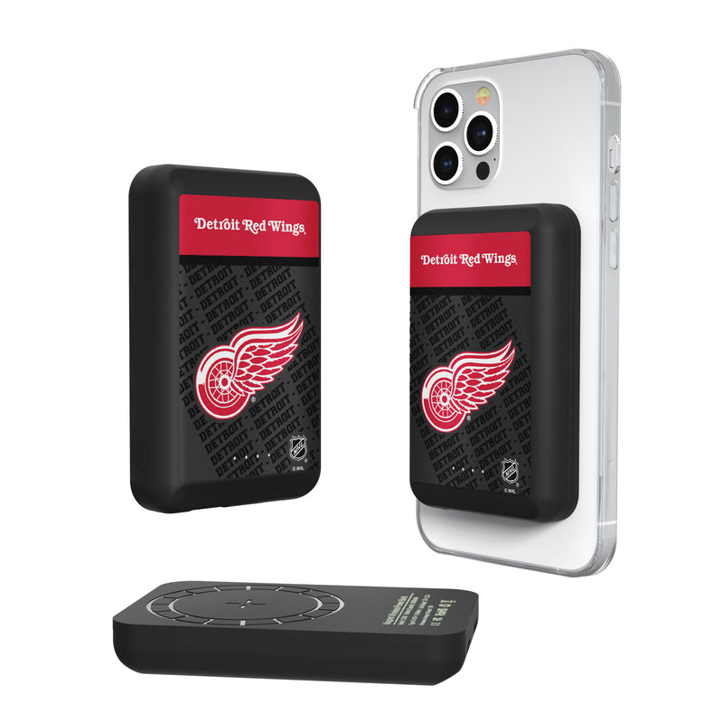 Detroit Red Wings Endzone Plus 5000mAh Magnetic Wireless Charger