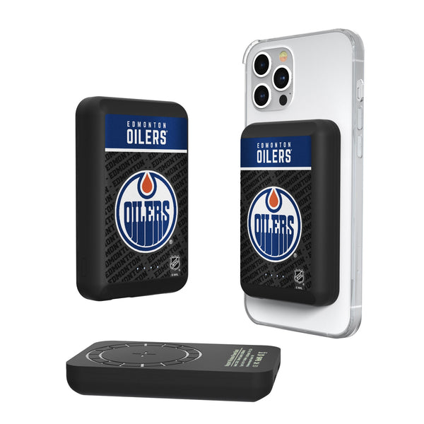 Edmonton Oilers Endzone Plus 5000mAh Magnetic Wireless Charger