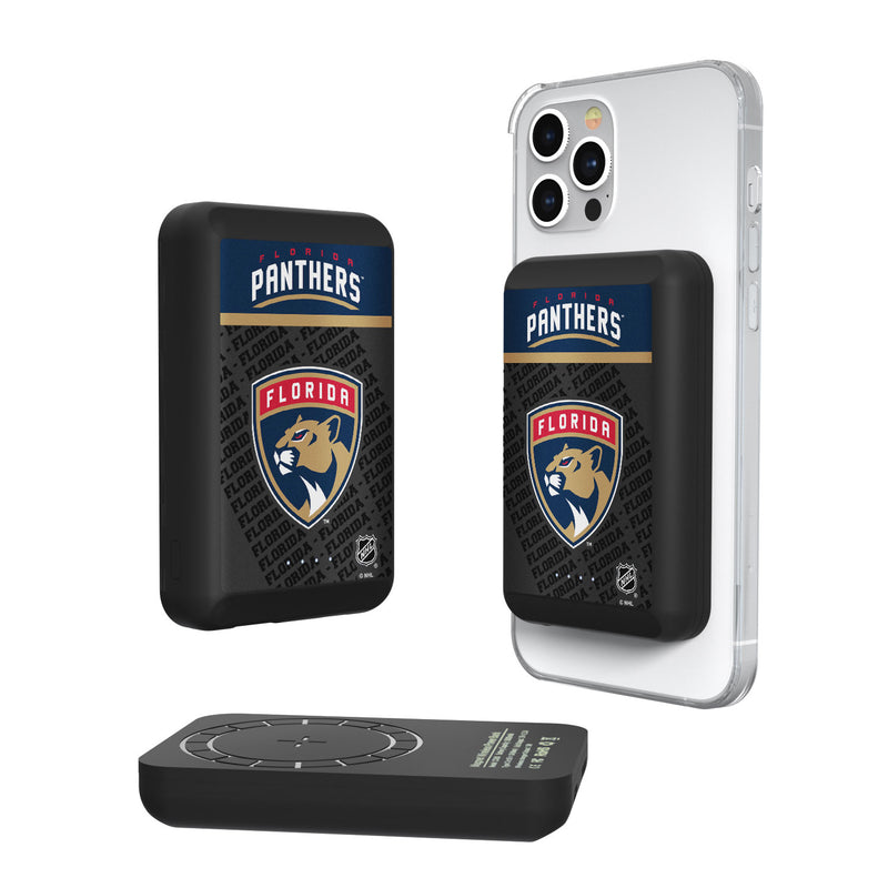 Florida Panthers Endzone Plus 5000mAh Magnetic Wireless Charger