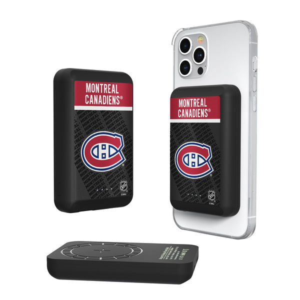 Montreal Canadiens Endzone Plus 5000mAh Magnetic Wireless Charger