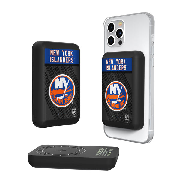 New York Islanders Endzone Plus 5000mAh Magnetic Wireless Charger