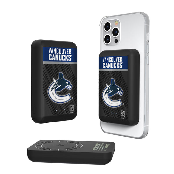 Vancouver Canucks Endzone Plus 5000mAh Magnetic Wireless Charger