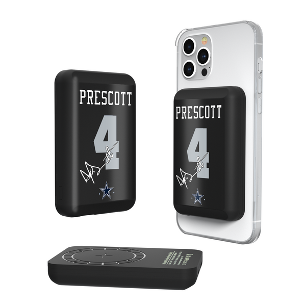 Dak Prescott Dallas Cowboys 4 Ready Wireless Mag Power Bank