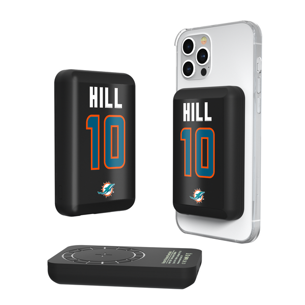 Tyreek Hill Miami Dolphins 10 Ready Wireless Mag Power Bank