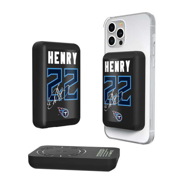 Derrick Henry Tennessee Titans 22 Ready Wireless Mag Power Bank