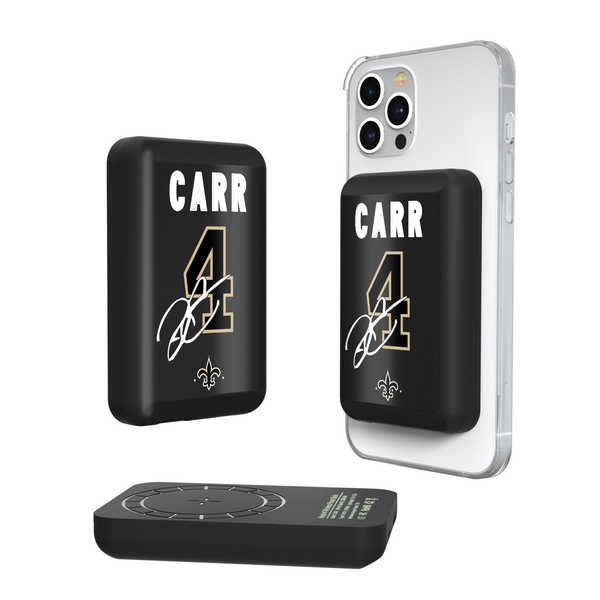 Derek Carr New Orleans Saints 4 Ready Wireless Mag Power Bank
