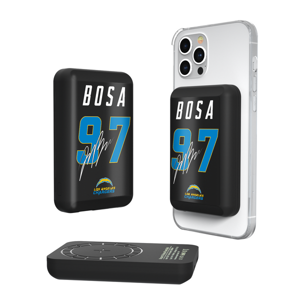 Joey Bosa Los Angeles Chargers 97 Ready Wireless Mag Power Bank