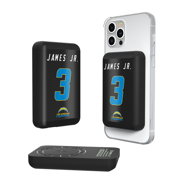 Derwin James Jr. Los Angeles Chargers 3 Ready Wireless Mag Power Bank