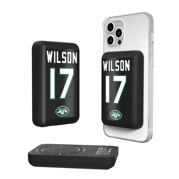 Garrett Wilson New York Jets 17 Ready Wireless Mag Power Bank
