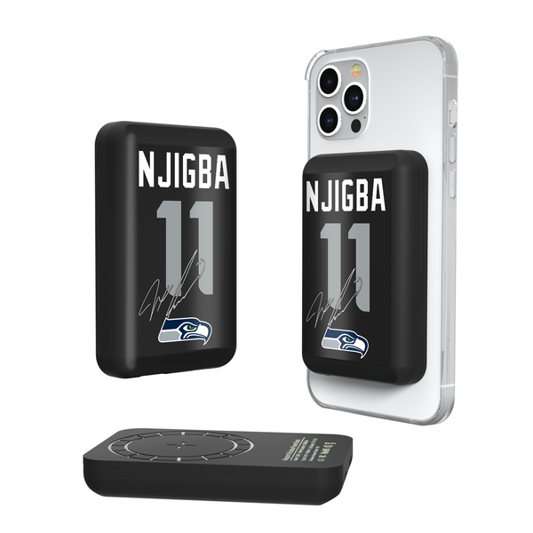 Jaxon Smith-Njigba Seattle Seahawks 11 Ready Wireless Mag Power Bank
