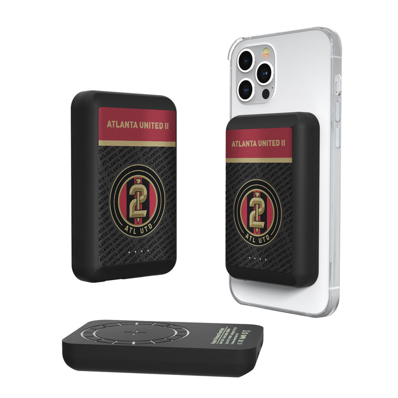 Atlanta United 2  Endzone Plus 5000mAh Magnetic Wireless Charger