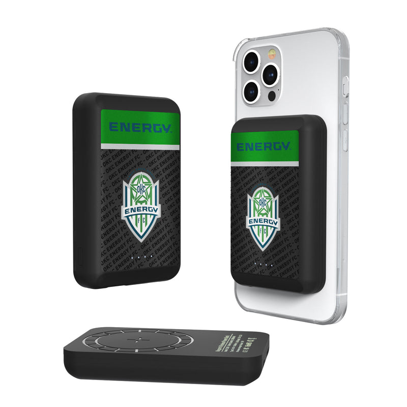 OKC Energy FC  Endzone Plus 5000mAh Magnetic Wireless Charger