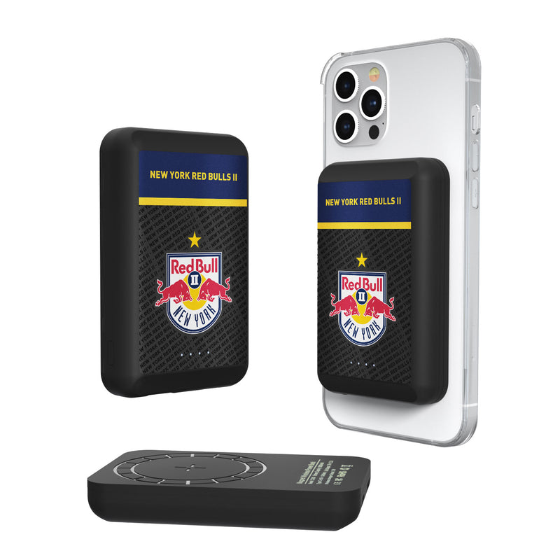 New York Red Bulls II  Endzone Plus 5000mAh Magnetic Wireless Charger