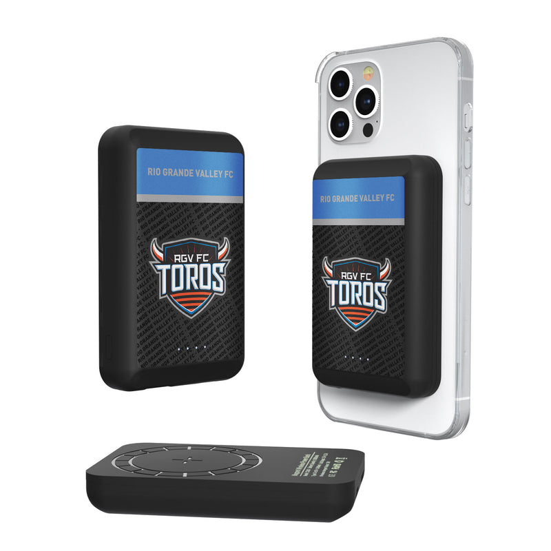 Rio Grande Valley FC  Endzone Plus 5000mAh Magnetic Wireless Charger