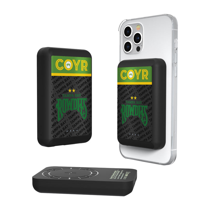Tampa Bay Rowdies Endzone Plus 5000mAh Magnetic Wireless Charger