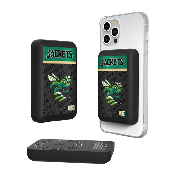 Augusta GreenJackets Endzone Plus Wireless Mag Power Bank