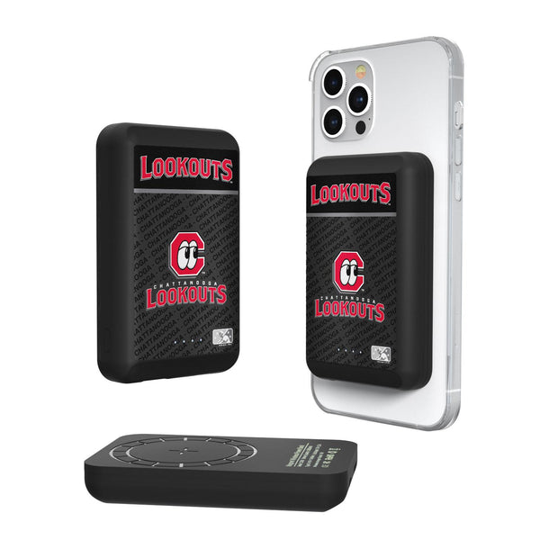 Chattanooga Lookouts Endzone Plus Wireless Mag Power Bank