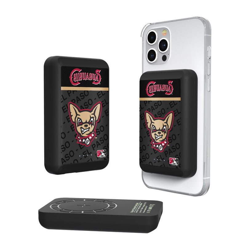 El Paso Chihuahuas Endzone Plus Wireless Mag Power Bank