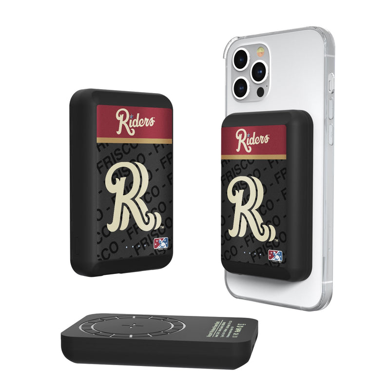 Frisco RoughRiders Endzone Plus Wireless Mag Power Bank