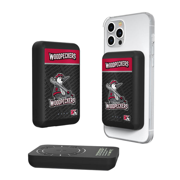 Fayetteville Woodpeckers Endzone Plus Wireless Mag Power Bank