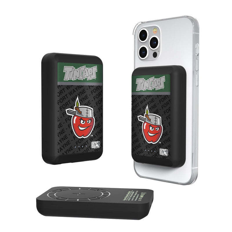 Fort Wayne TinCaps Endzone Plus Wireless Mag Power Bank