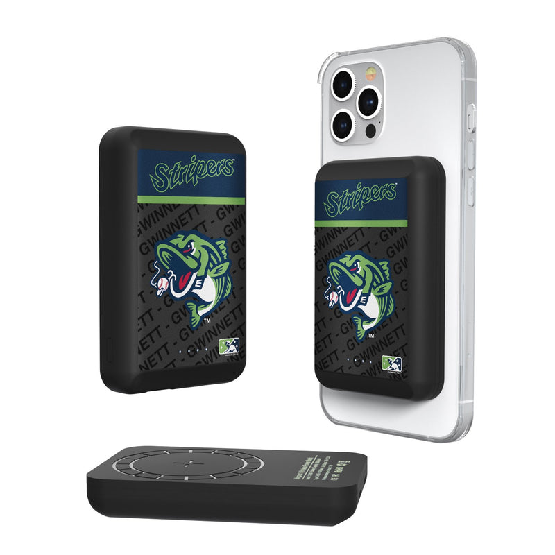 Gwinnett Stripers Endzone Plus Wireless Mag Power Bank