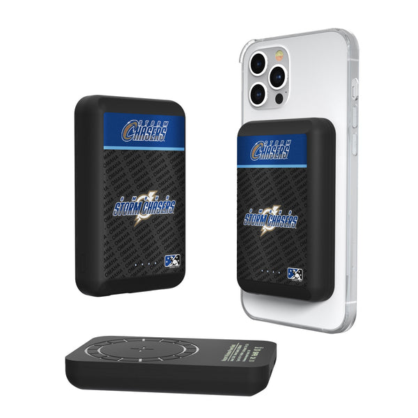 Omaha Storm Chasers Endzone Plus Wireless Mag Power Bank