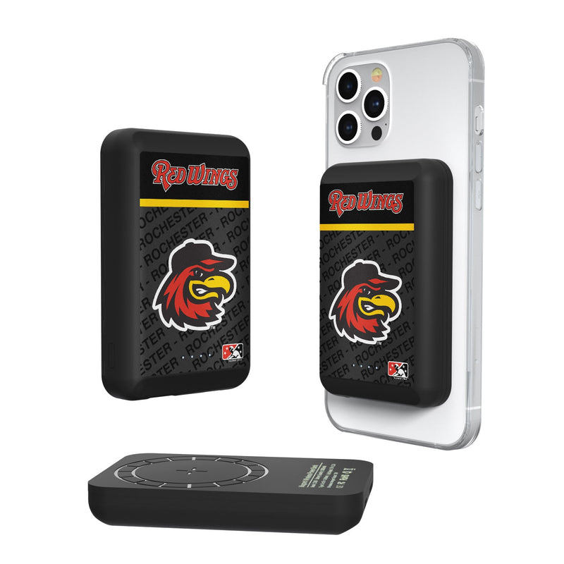 Rochester Red Wings Endzone Plus Wireless Mag Power Bank
