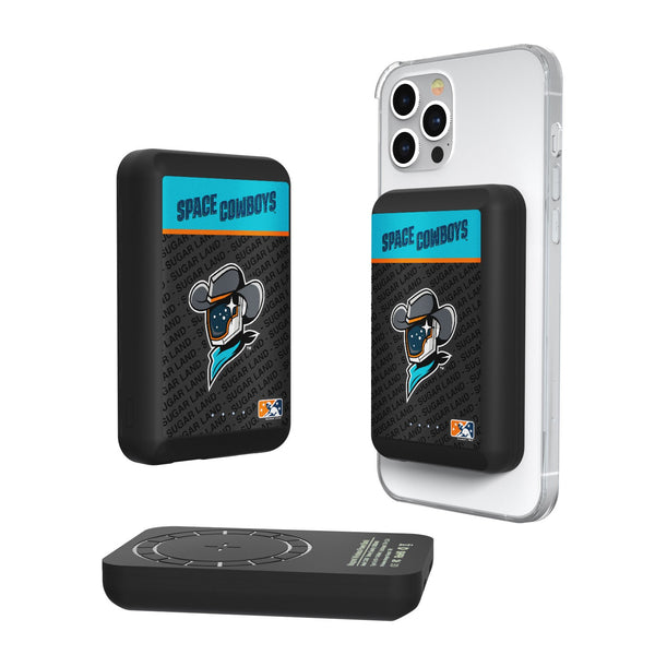 Sugar Land Space Cowboys Endzone Plus Wireless Mag Power Bank