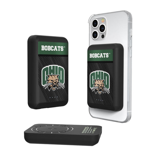Ohio University Bobcats Endzone Plus Wireless Mag Power Bank