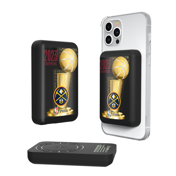 Denver Nuggets Trophy Wireless Mag Power Bank