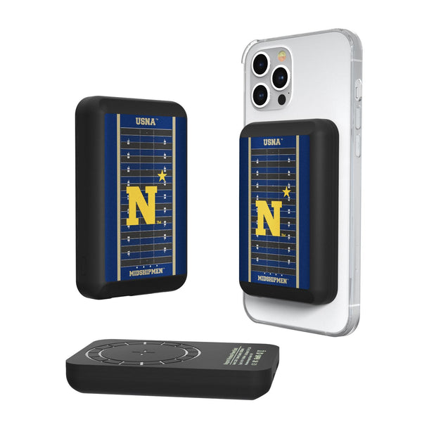 Naval Academy Midshipmen Field Wireless Mag Power Bank
