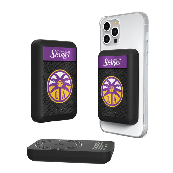 Los Angeles Sparks Endzone Plus Wireless Mag Power Bank