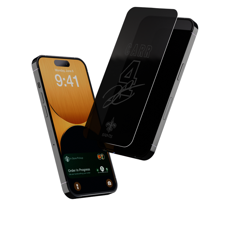 Derek Carr New Orleans Saints 4 Standard iPhone Privacy Screen Protector