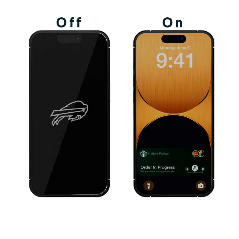 Buffalo Bills Etched Privacy Screen Protector