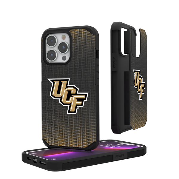 Central Florida Golden Knights Linen iPhone Rugged Phone Case