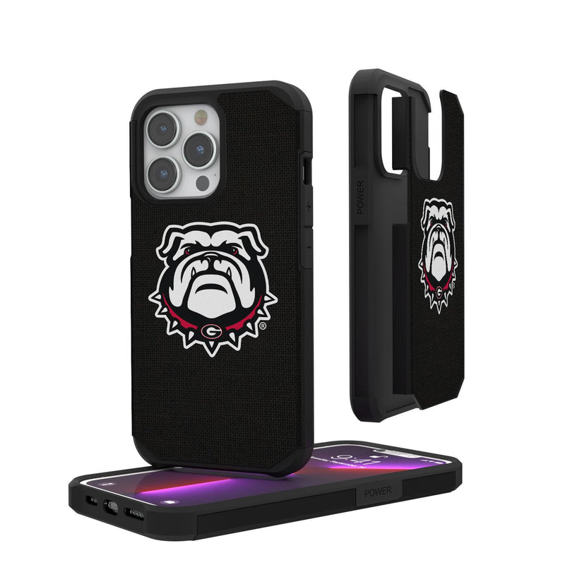 Georgia Bulldogs Solid iPhone Rugged Case