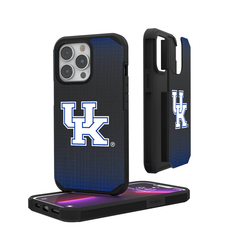 Kentucky Wildcats Linen iPhone Rugged Phone Case