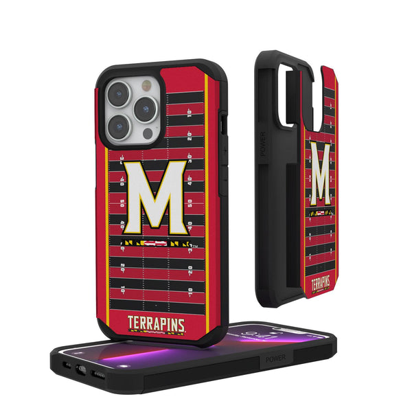 Maryland Terrapins Football Field iPhone Rugged Case